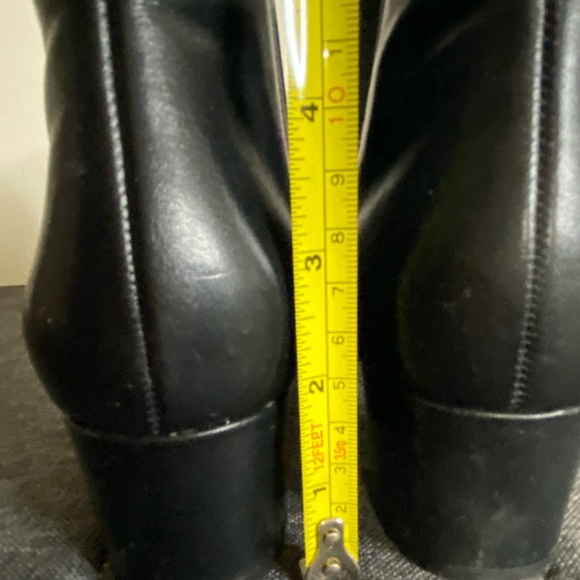 Paul Green Black Leather Chelsea Style Office Casual Ankle Heel Boots-Sz-5 1/2 - Picture 8 of 16